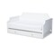 Baxton Studio Mariana White Finished Wood Twin Size Daybed with Trundle 158-9640-9654 - alternate 1